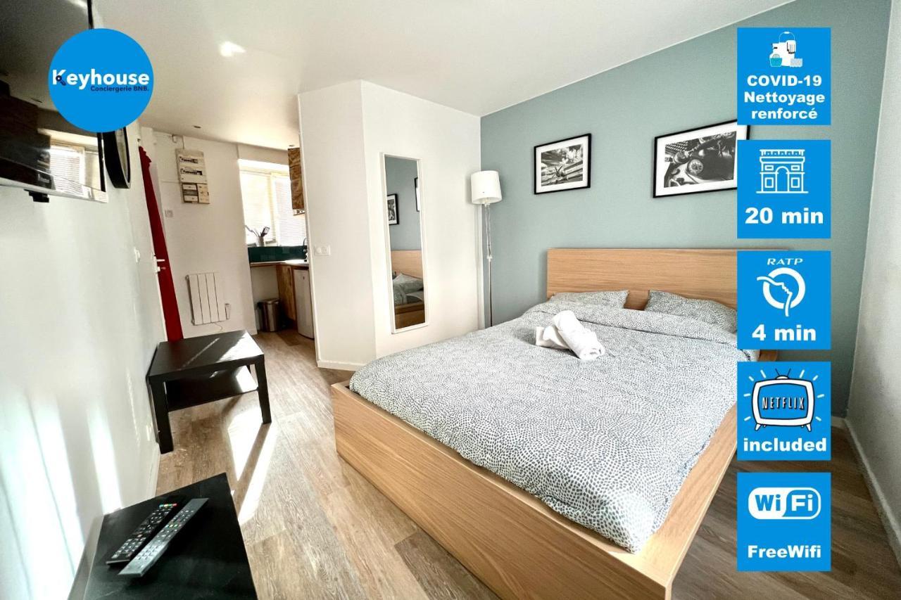 Ferienwohnung Studio 2 People Wifi Netflix Proche Paris Le Pré-Saint-Gervais Exterior foto
